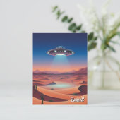 Roswell New Mexico UFO Briefkaart (Staand voorkant)