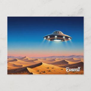 Roswell New Mexico UFO Briefkaart