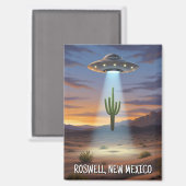 Roswell New Mexico UFO Magneet (Voorkant / Achterkant)
