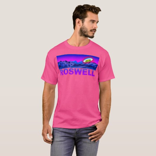 Roswell New Mexico UFO's T-shirt (Voorkant volledig)