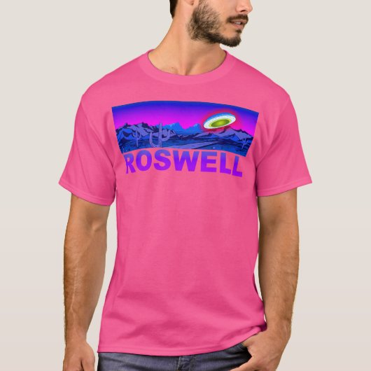 Roswell New Mexico UFO's T-shirt (Voorkant)