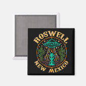 Roswell Nm 1947 - Funny Roswell Aviation New Mexic Magneet (Voorkant / Achterkant)