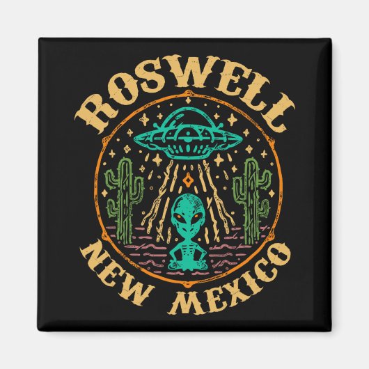 Roswell Nm 1947 - Funny Roswell Aviation New Mexic Magneet (Voorkant)