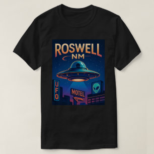 Roswell NM Retro UFO Alien - Mannen/Vrouwen T-shir T-shirt