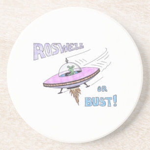 ROSWELL onderzetter (wit)