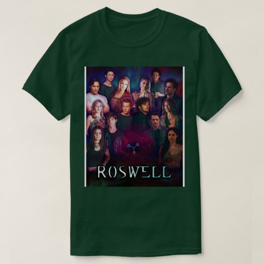 Roswell ontmoet Roswell in New Mexico T-shirt (Design voorkant)
