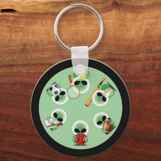 Roswell-sporten Sleutelhanger (Voorkant)