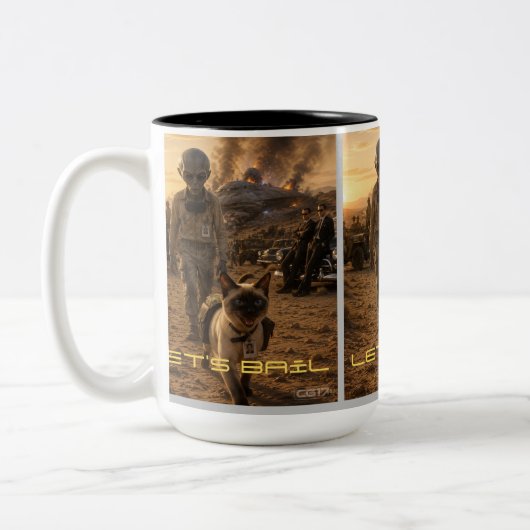 Roswell Tweekleurige Koffiemok (Links)