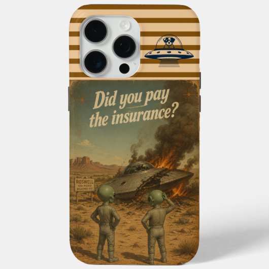 Roswell UFO Case-Mate iPhone Case (Achterkant)