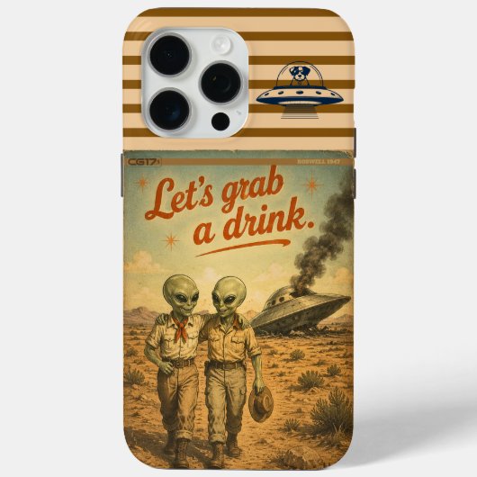 Roswell UFO Case-Mate iPhone Case (Achterkant)