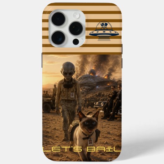 Roswell UFO Case-Mate iPhone Case (Achterkant)