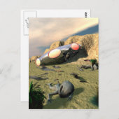 Roswell UFO Crash Briefkaart (Voorkant / Achterkant)