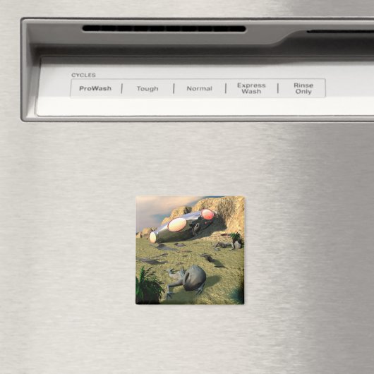 Roswell UFO Crash Magnet (Insitu (Vaatwasser))