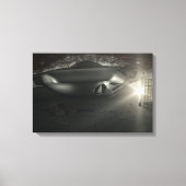 Roswell UFO Hangar Canvas Afdruk (Voorkant)