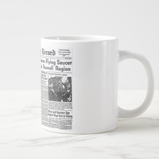 Roswell UFO-incident Grote Koffiekop (Rechts)
