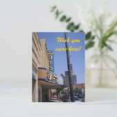 Roswell UFO museum briefkaart (Staand voorkant)