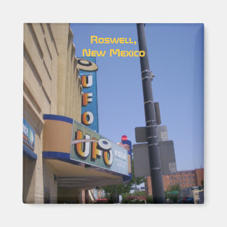 Roswell UFO Museum (w/words) magneet