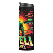 Roswells Alien Invasion grafische kaart Thermosbeker (Geroteerd rechts)