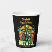 Roswell's Alien Oasis wacht op je! Papieren Bekers (Achterkant)