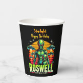 Roswell's Alien Oasis wacht op je! Papieren Bekers (Voorkant)