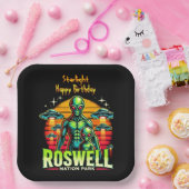 Roswell's Alien Oasis wacht op je! Papieren Bordje (Feest)