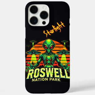 Roswell's Cosmic Getaway wacht op je! iPhone 16 Pro Max Hoesje