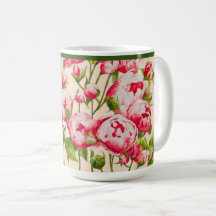 Rosy Abundance op een klassieke Mok