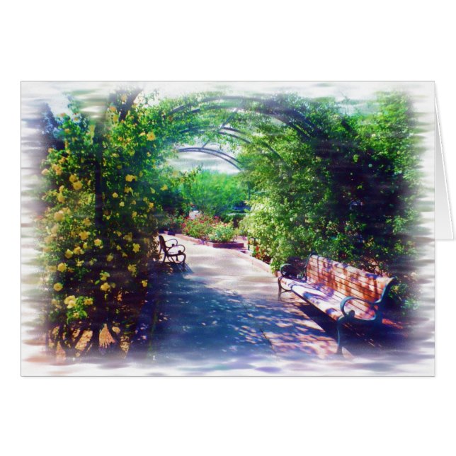 Rosy Bower-kaart (Voorkant Horizontaal)