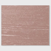 Rosy Brown Wood Grain Cadeaupapier (Vlak)