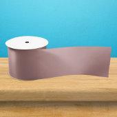 Rosy bruine, vaste kleur satijnen lint