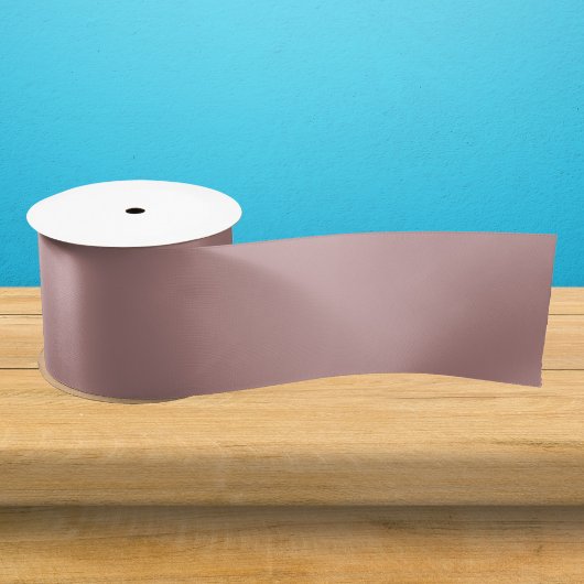 Rosy bruine, vaste kleur satijnen lint