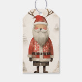 Rosy Cheek Rendier Santa Cadeaulabel (Voorkant)
