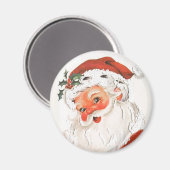 Rosy Cheeked Santa Magnet (Voorkant / Achterkant)