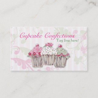 Rosy Cupcake-Visitekaartjes Visitekaartje