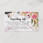 Rosy Floral Honeymoon Fonds voor Gifts Kaarten (Voorkant)