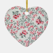 Rosy Heart Keramisch Ornament (Voorkant)