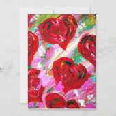 Rosy Hearts Feestdagenkaart (Voorkant)