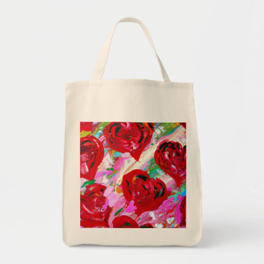 Rosy Hearts Tote Bag (Voorkant)