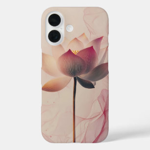 Rosy Illusion Bloom iPhone 16 Hoesje