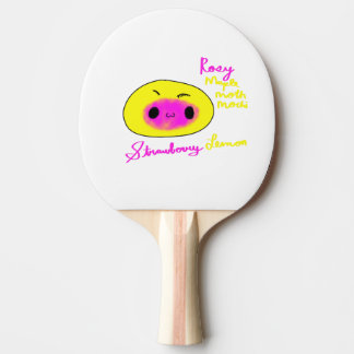Rosy Maple Mot Zachte Mochi Grappig Dier Mochi Tafeltennisbatje