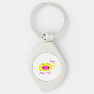 Rosy Maple Moth Cute Mochi Funny Animal Mochi Sleutelhanger