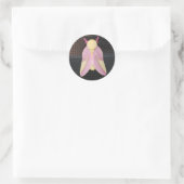 Rosy Maple Moth sticker (Tas)