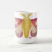 Rosy Maple Moth Sticker Koffiemok (Center)