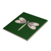 Rosy Nouveau Dragonfly Tegeltje (Zijkant)