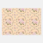 Rosy ovals pack inpakpapier vel (Voorkant 3)