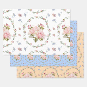 Rosy ovals pack inpakpapier vel