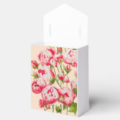 Rosy Overvloed op een Favor Box Bedankdoosjes (Geopend)