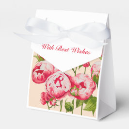 Rosy Overvloed op een Favor Box Bedankdoosjes