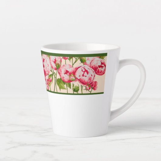 Rosy Overvloed op een kleine latte Mok (B) (Rechts)