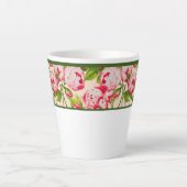 Rosy Overvloed op een kleine latte Mok (B) (Voorkant)